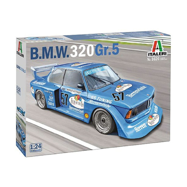 [PTM](再販)1/24 BMW 320i Gr.5(日本語説明書付属) プラモデル(IT3626) ITALERI(イタレリ)