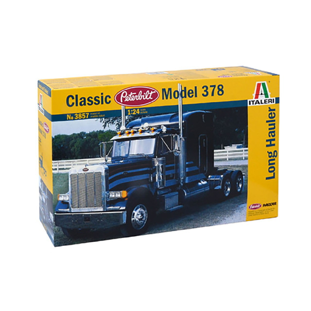 [PTM](再販)1/24 ピータービルト 378 ロングハウラー トラクターヘッド プラモデル(IT3857) ITALERI(イタレリ)