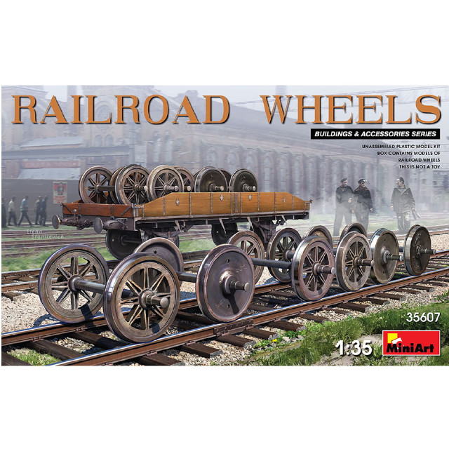 [PTM](再販)1/35 鉄道車輪セット プラモデル(MA35607) MiniArt(ミニアート)