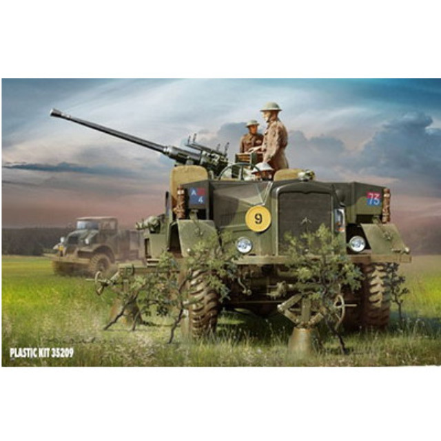 [PTM](再販)1/35 英・モーリスボフォースC9/B 40ミリ対空砲搭載トラック プラモデル(TB35209) Thunder Model(サンダーモデル)