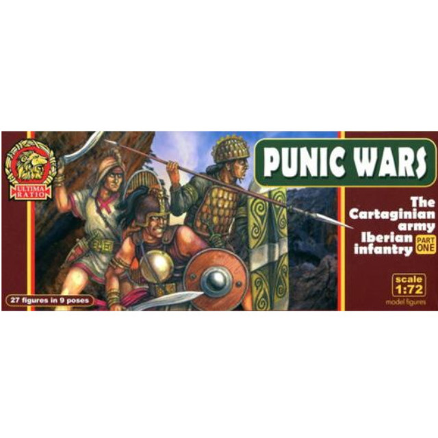 [PTM]1/72 ポエニ戦争:カルタゴ軍イベリア歩兵パート1(27体・9ポーズ) プラモデル用アクセサリ(ULT7216) ULTIMA RATIO(ウルティマラティオ)