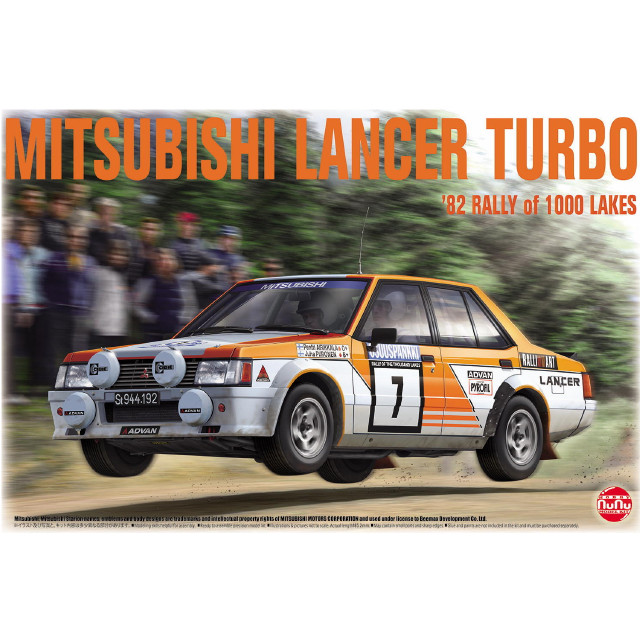 [PTM](再販)1/24レーシングシリーズ 三菱 ランサー ターボ 1982 1000湖ラリー プラモデル(PN24018) プラッツ/nunu