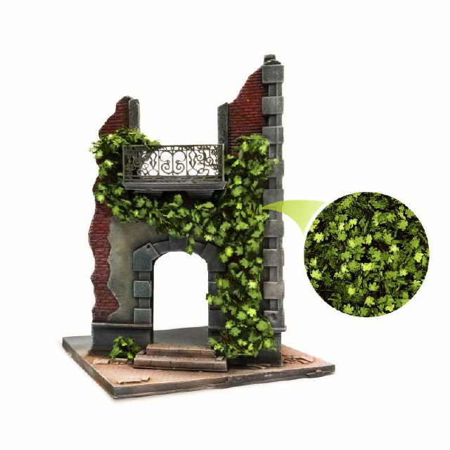 [PTM]ツタの植生シート ライトグリーン(夏のカエデの葉) 大 プラモデル用アクセサリ(GSWD-4640) Green Stuff World(グリーンスタッフワールド)
