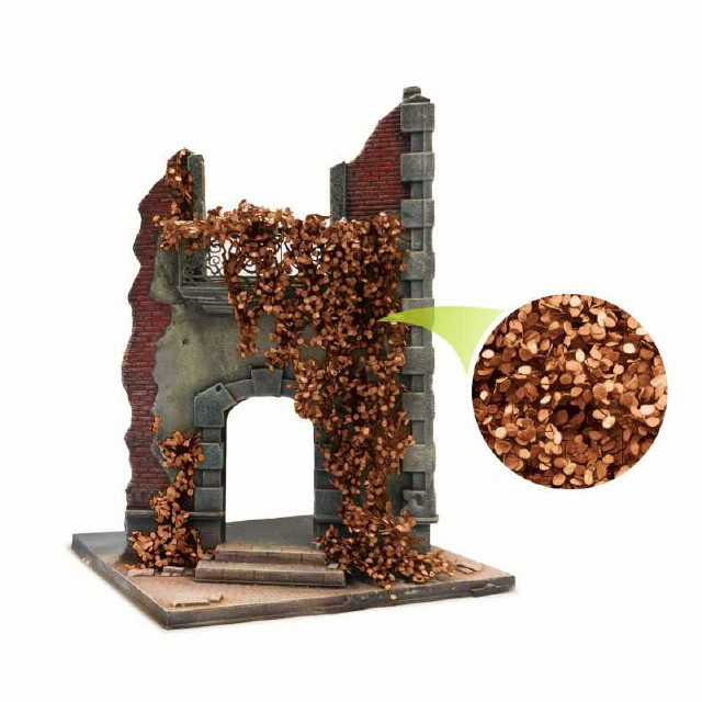 [PTM]ツタの植生シート ブラウン(枯れたカバの葉) 大 プラモデル用アクセサリ(GSWD-4652) Green Stuff World(グリーンスタッフワールド)