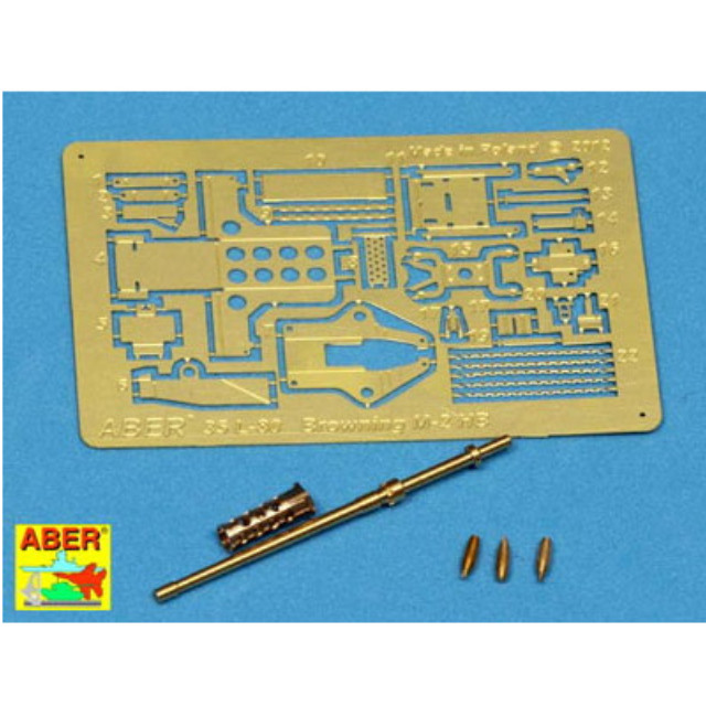[PTM]1/35 米・ブローニング12.7mmM2HB重機関銃身 プラモデル用アクセサリ(35L80) ABER(アベール)