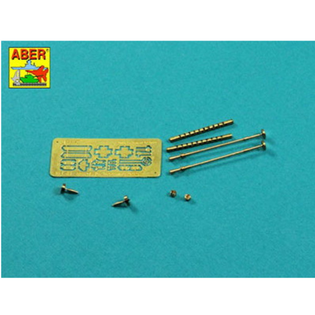 [PTM]1/35 米・12.7mmブローニングANM2銃身フラッシュハイダー付き2本 プラモデル用アクセサリ(35L162) ABER(アベール)
