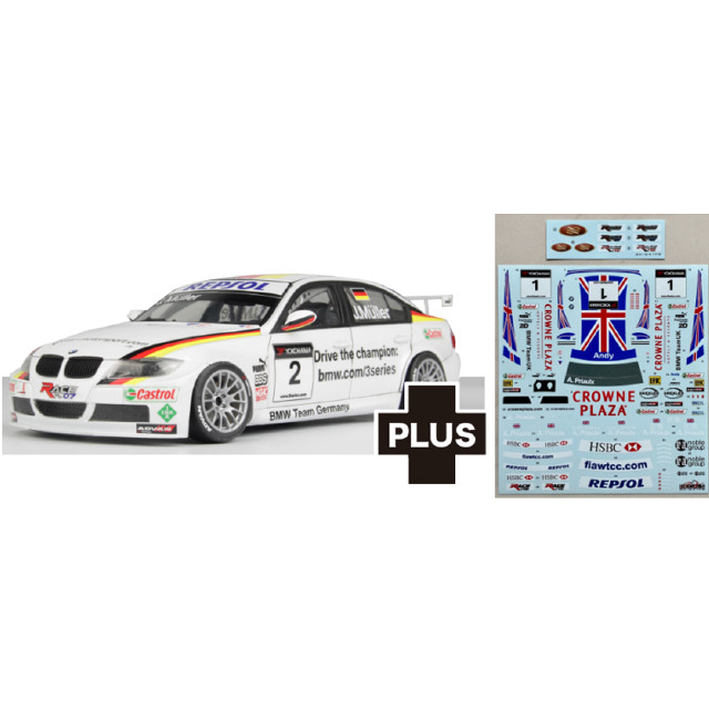 [PTM]1/24 BMW 320si E90 2008 WTCC ブランズハッチ ウィナー 2008 WTCC BMW UKチーム デカール付属 プラモデル(PN24037SK) プラッツ