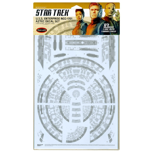 [PTM](再販)1/1000 U.S.S.エンタープライズ用 デカールセット STAR TREK:DISCOVERY(スター・トレック ディスカバリー) プラモデル用アクセサリ(MKA042) ポーラライツ