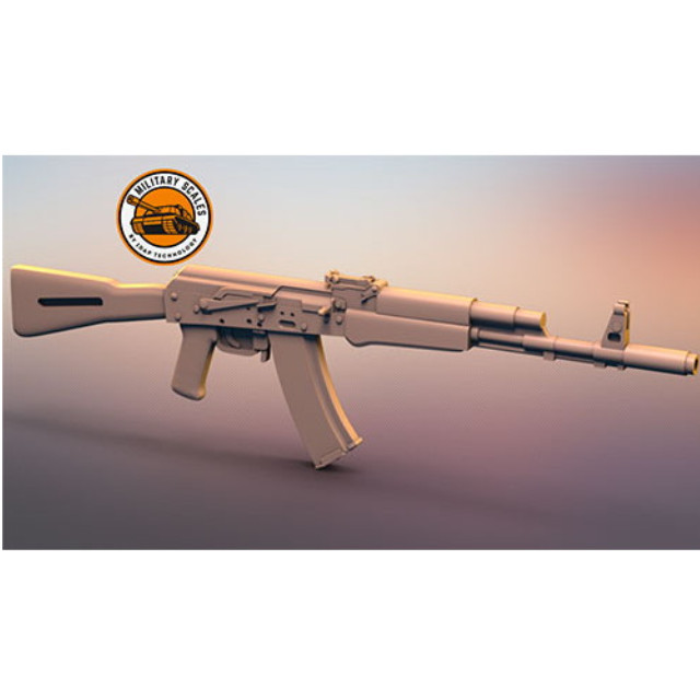 [PTM]1/48 露・カラシニコフAK自動小銃・10丁 プラモデル用アクセサリ(PD48376) IDAPテクノロジー