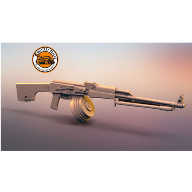 [PTM]1/48 露・カラシニコフRPK軽機関銃・4丁 プラモデル用アクセサリ(PD48379) IDAPテクノロジー