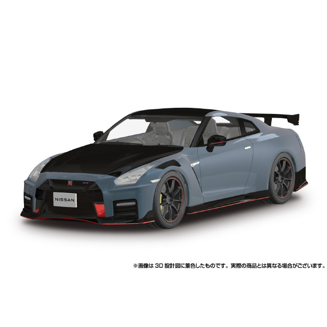 [PTM]初回生産特典付属 楽プラ スナップカーNo.2-NG 1/24 R35 NISSAN GT-R NISMO スペシャルエディション 2022 NISMO ステルスグレー プラモデル(065938) アオシマ
