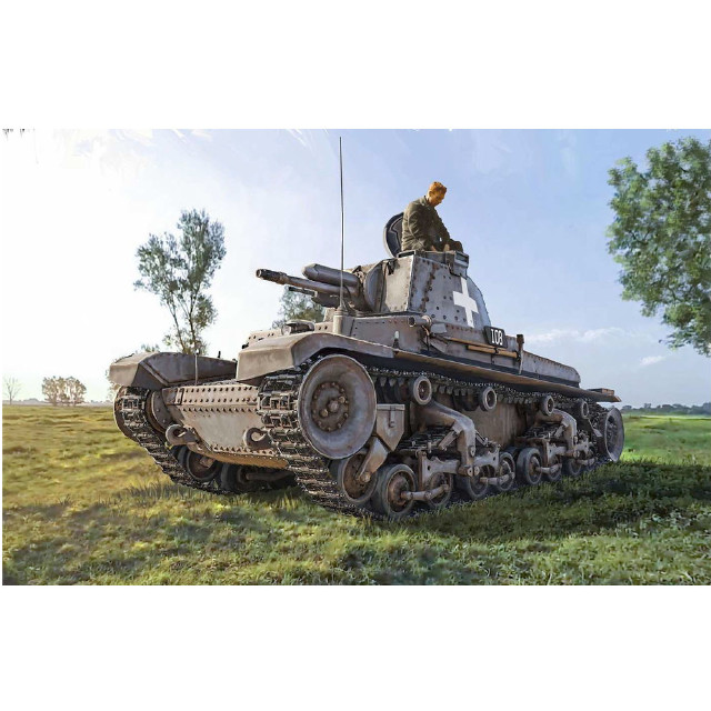 [PTM](再販)1/72 WW.II ドイツ軍軽戦車 Pz.Kpfw.35(t) プラモデル(IT7084) ITALERI(イタレリ)