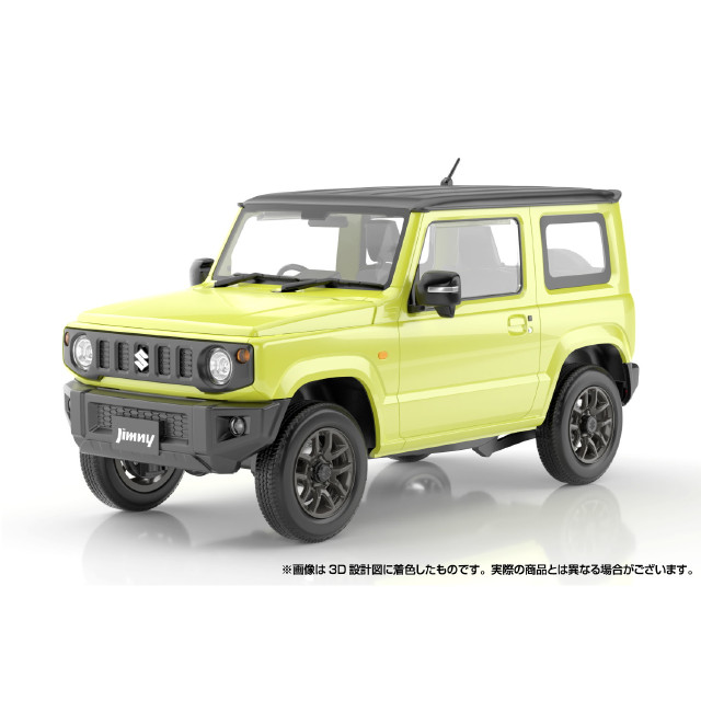 [PTM] 初回生産特典付属 楽プラ スナップカー No.3-KY 1/24 JB64 ジムニー 2018 キネティックイエロー プラモデル(065969) アオシマ