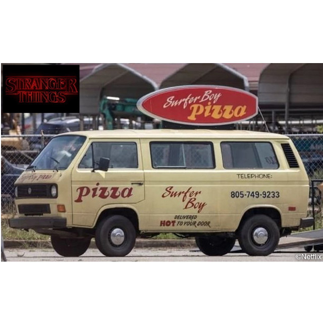 [PTM] 1/25 VW T3 Bus サーファーボーイ ストレンジャー・シングス 未知の世界 プラモデル(07725) Revell(レベル)