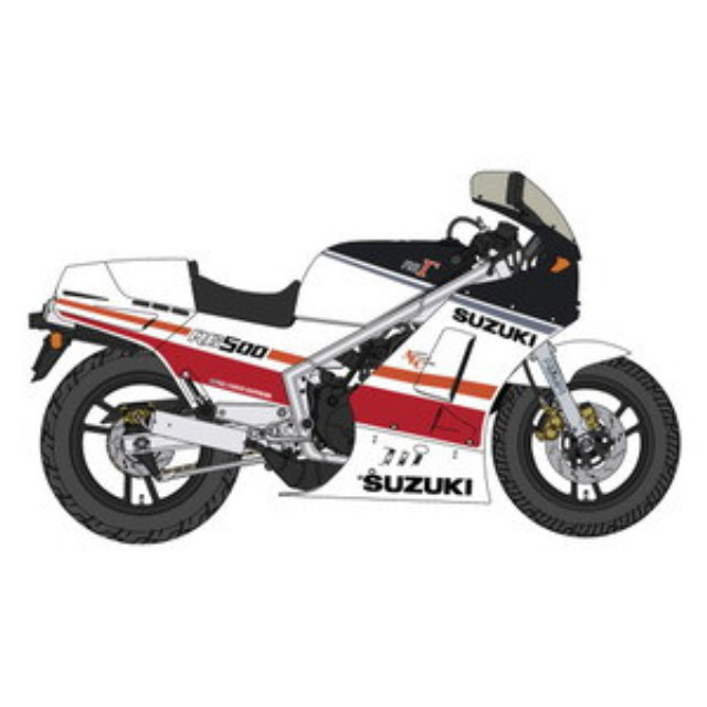 [PTM]1/12 スズキ RG500Γ(ガンマ) 後期型 『レッド/ホワイトカラー』 プラモデル(21764) ハセガワ