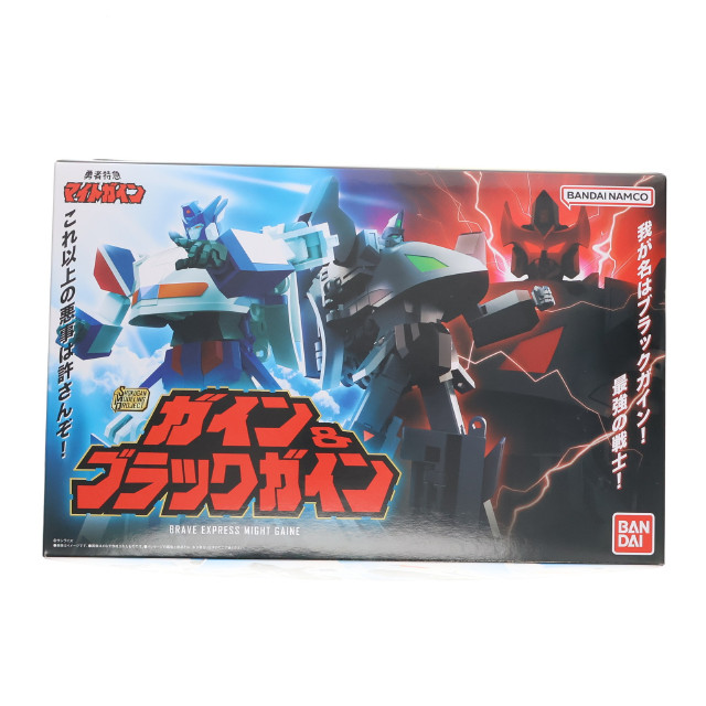 [PTM](食玩)プレミアムバンダイ限定 SMP[SHOKUGAN MODELING PROJECT] ガイン&ブラックガイン 勇者特急マイトガイン プラモデル バンダイ
