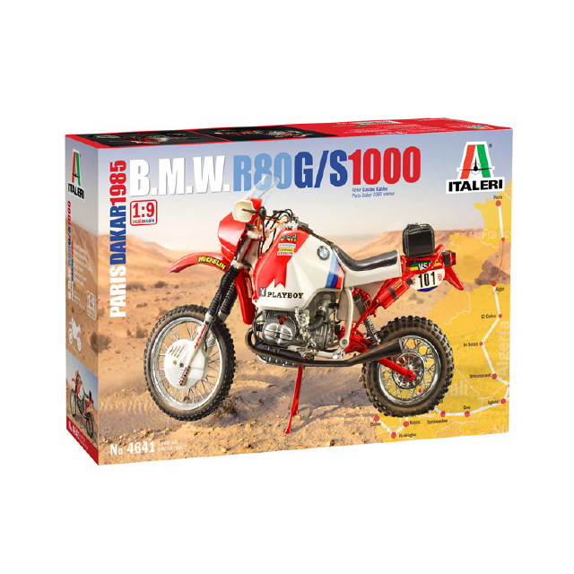 [PTM] (再販)1/9 B.M.W. R80 G/S 1000 1985 パリ・ダカールラリー(日本語説明書付き) プラモデル(IT4641) ITALERI(イタレリ)