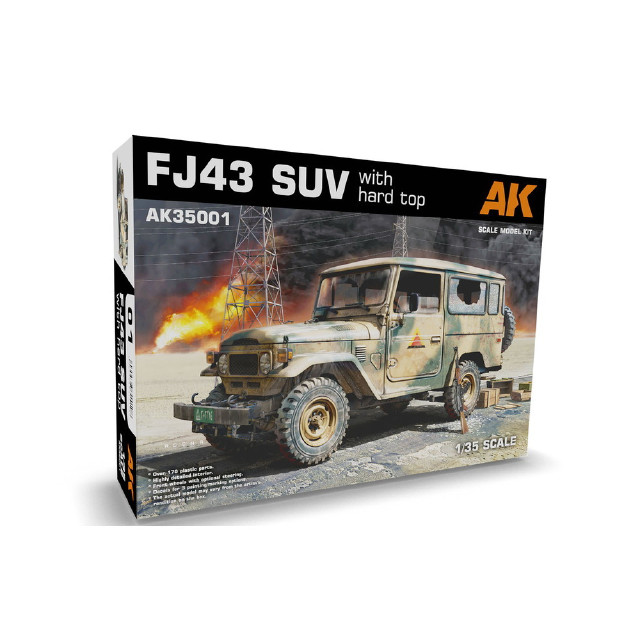 [PTM](再販)1/35 現用小型四輪駆動SUV ミリタリー仕様 ハードトップ装備 プラモデル(AK35001) AKインタラクティブ