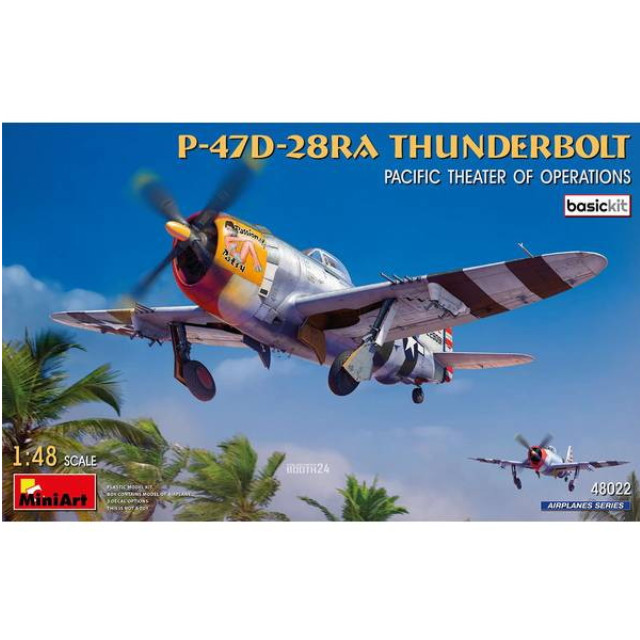 [PTM] 1/48 P-47D-28RAサンダーボルト 太平洋作戦域 ベーシックキット プラモデル(MA48022) MiniArt(ミニアート)