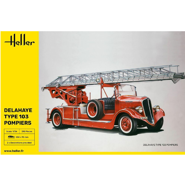 [PTM] 1/24 ドライエ タイプ 103 消防車 プラモデル(HE80780) Heller(エレール)