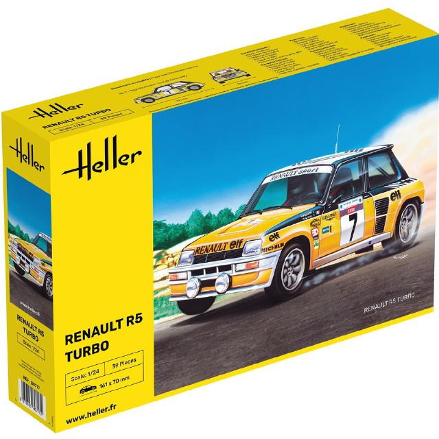 [PTM] (再販)1/24 ルノー R5 ターボ ラリー 1982 ツール・ド・コルス プラモデル(HE80717) Heller(エレール)