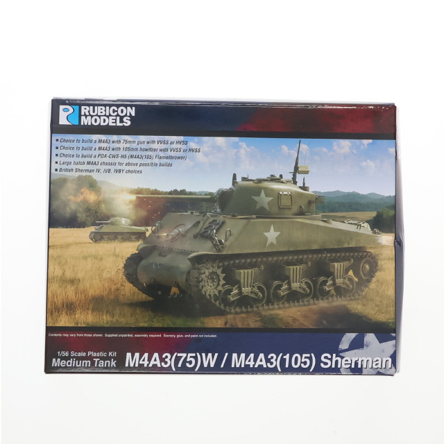[PTM]1/56 M4A3(75)W/M4A3(105) シャーマン プラモデル(RB0111) RUBICON MODELS(ルビコンモデルス)