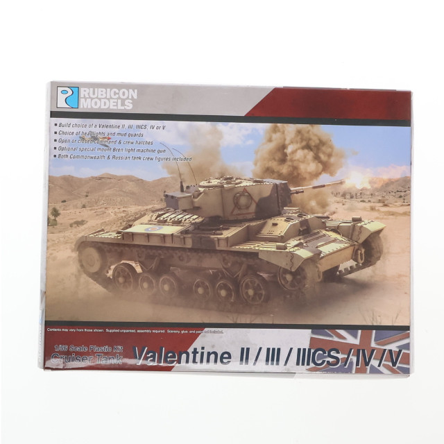 [PTM]1/56 バレンタイン歩兵戦車 Mk.II/III/IIICS/IV/V プラモデル(RB0097) RUBICON MODELS(ルビコンモデルス)
