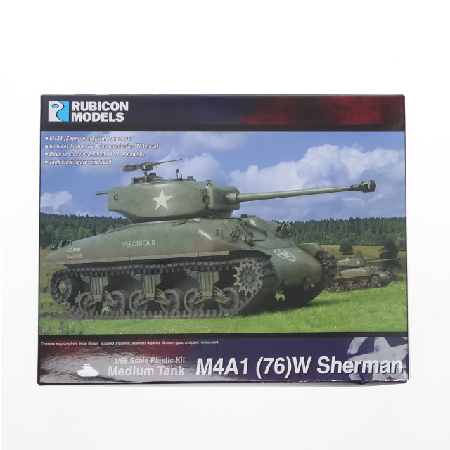[PTM]1/56 M4A1 76 W シャーマン プラモデル(RB0087) RUBICON MODELS(ルビコンモデルス)