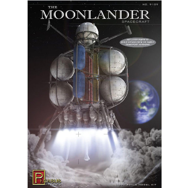 [PTM] (再販)1/350 ムーンランダー フォン・ブラウン博士の月面探査機 プラモデル(PH9109) ペガサスホビー