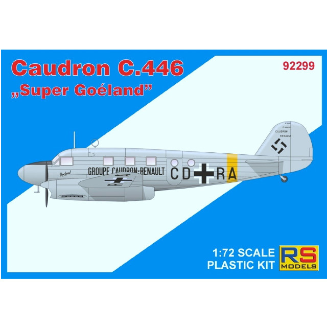 [PTM] 1/72 コードロン C-446 スーパーゴエラン プラモデル(92299) RS MODELS