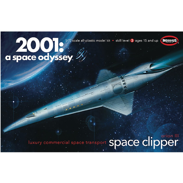 [PTM] (再販)1/72 オリオン号 スペースクリッパー 2001年宇宙の旅 プラモデル(MOE2001-11) メビウスモデル