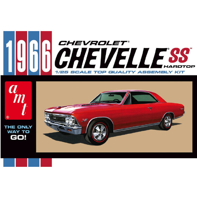 [PTM] (再販)1/25 1966 シボレー シェベルSS プラモデル(AMT1342) AMT