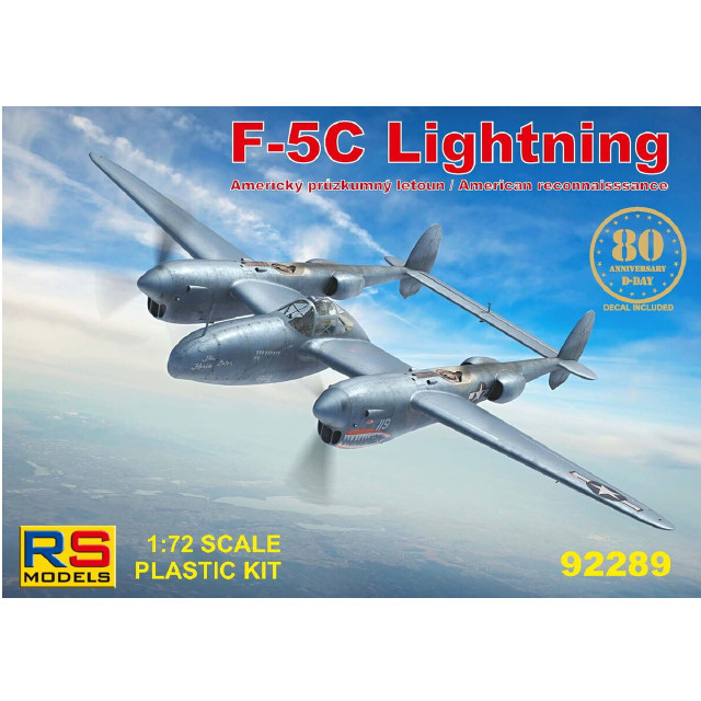 [PTM] 1/72 F-5C ライトニング プラモデル(92289) RSモデル
