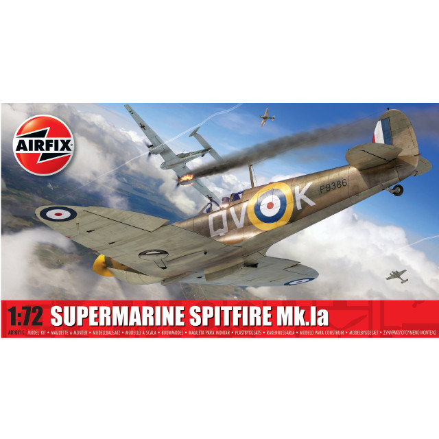 [PTM] 1/72 スーパーマリーン スピットファイア Mk.1A プラモデル(X-1071C) AIRFIX(エアフィックス)