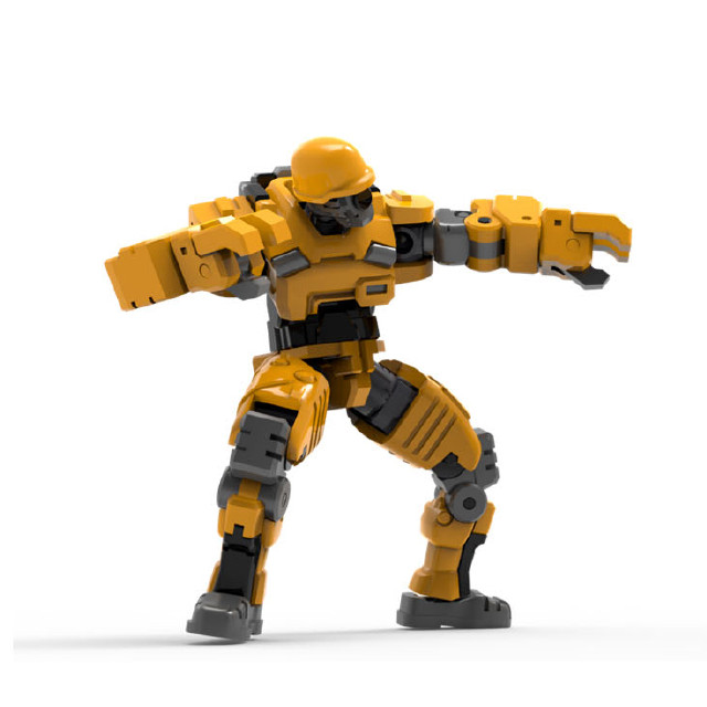 [PTM] レムナント・ドーム 1/30 WWS-O-01/04 マッチソルジャー/インダストリアルソルジャーズ プラスチックモデルキット(イエロー) プラモデル WARRIORS WORKSHOP(ウォーリアーズワークショップ)