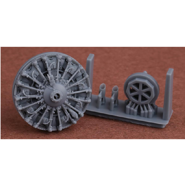 [PTM] 1/72 フィンランド軍 B-239 バッファロー エンジン & 排気管ディテールセット(ハセガワ用) プラモデル用アクセサリ(SBM72085) SBS