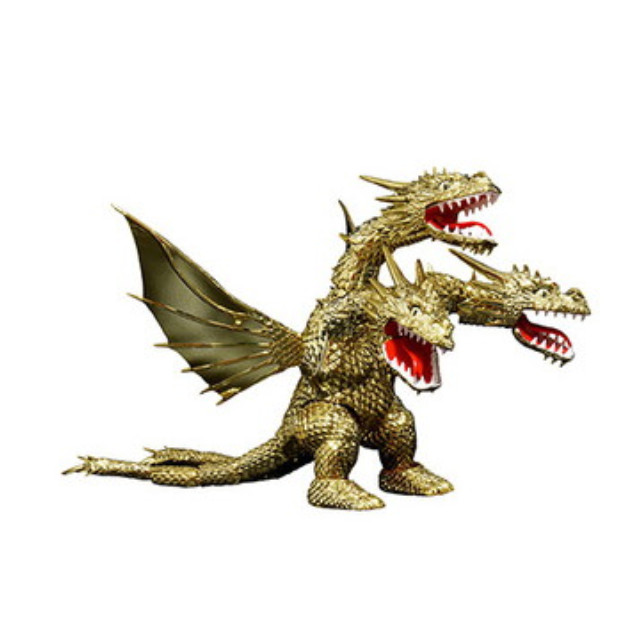 [PTM] チビマルゴジラシリーズ No.402 キングギドラ(1991) 70周年記念バージョン 豪華メッキ仕様 ゴジラvsキングギドラ プラモデル(172071) フジミ模型(FUJIMI)