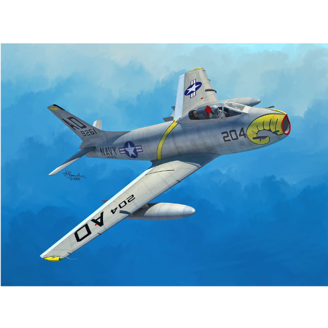 [PTM] (再販) 1/72 FJ-3/3M フューリー プラモデル(SWD72139) Sword(スウォード)