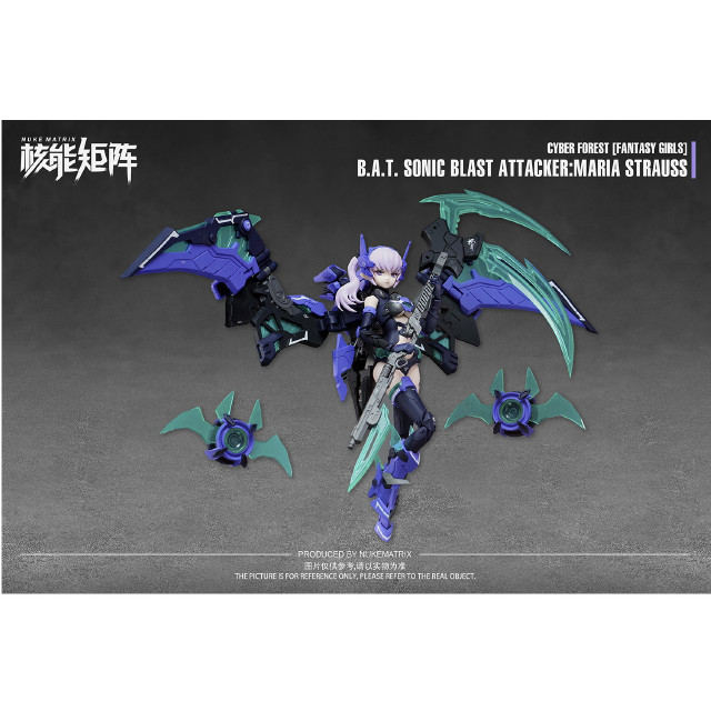 [PTM] 1/12 B.A.T. SONIC BLAST ATTACKER:MARIA STRAUS 初回限定版 CYBER FOREST FANTASY GIRLS(サイバーフォーレストファンタジーガールズ) プラモデル NUKE MATRIX(ヌークマトリックス)