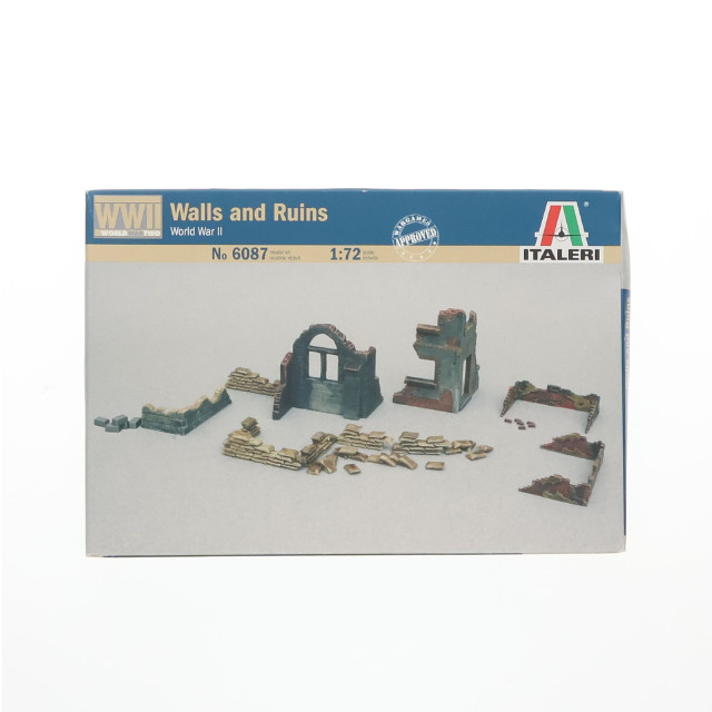 [PTM] 1/72 WWII 破壊された建物 ジオラマアクセサリーセット プラモデル(IT6087) イタレリ(Italeri)