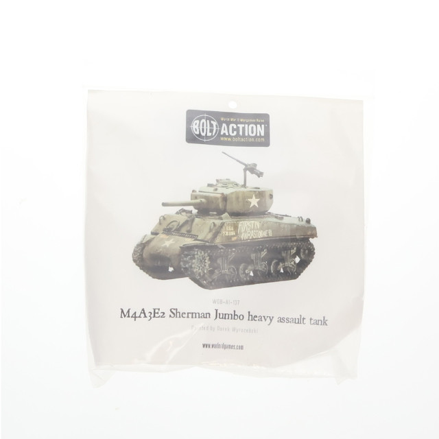 [PTM] ボルトアクション 1/56 M4A3E2 Sherman Jumbo heavy assault tank(シャーマン ジャンボ 重突撃戦車) プラモデル(WGB-AI-137) Warlord Games(ウォーロードゲームズ)