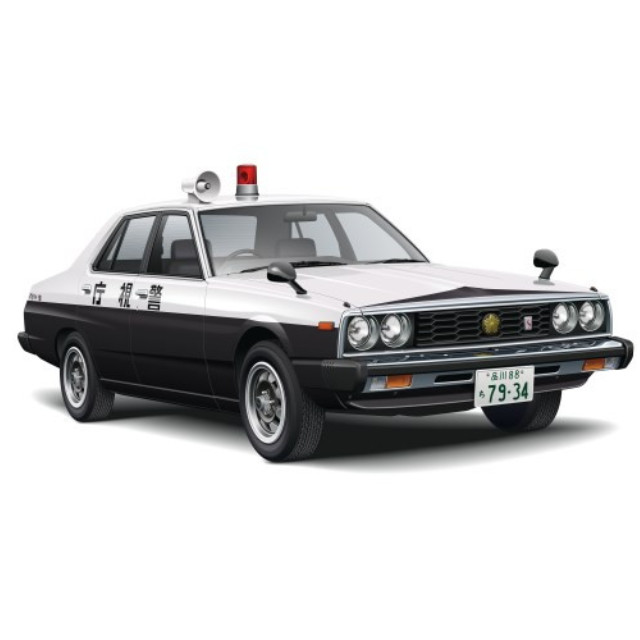 [PTM] ハピネット・ホビーマーケティング流通限定 ザ・モデルカー NO.SP 1/24 ニッサン HGC210 スカイライン パトロールカー '77 プラモデル(201589) アオシマ