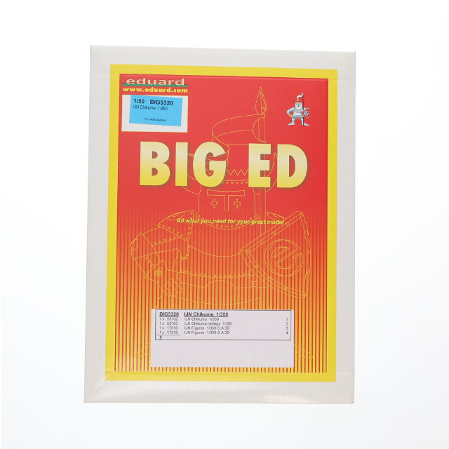 [PTM] BIG EDシリーズ 1/350 日本海軍巡洋艦 筑摩用エッチングパーツセット(タミヤ用) プラモデル用アクセサリ(EDUBIG5320) Eduard(エデュアルド)