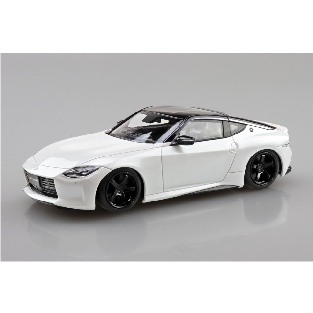 [PTM] 楽プラ スナップキット No.17CU-PW 1/32 ニッサン RZ34 フェアレディZ カスタムホイール(プリズムホワイト) プラモデル(200070) アオシマ