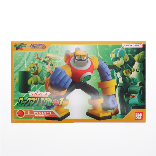 [PTM] (単品)(食玩) 3.ガッツマン&メットール SMP Kit Makes Pose ロックマンエグゼ 01 プラモデル バンダイ