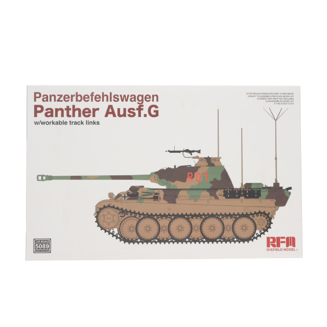 [PTM] 1/35 パンターG型 指揮戦車 w/可動式履帯 ディティールアップパーツ プラモデル(RFM5089) Rye Field Model(ライフィールドモデル)