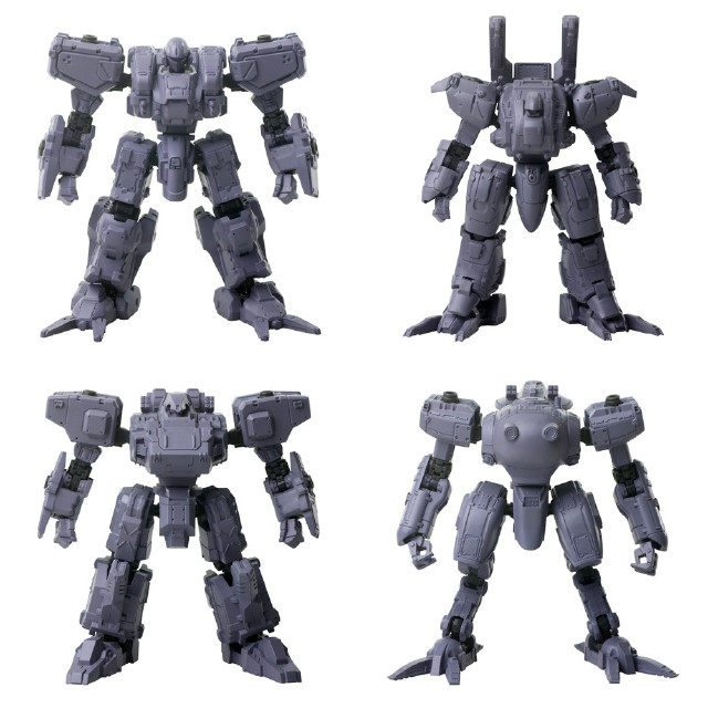 [PTM] 初回生産特典付属 フロントミッション ストラクチャーアーツ 1/72 プラスティック モデルキット シリーズ アディショナルセレクション Vol.1 全4種BOX FRONT MISSION プラモデル(GN102) スクウェア・エニックス