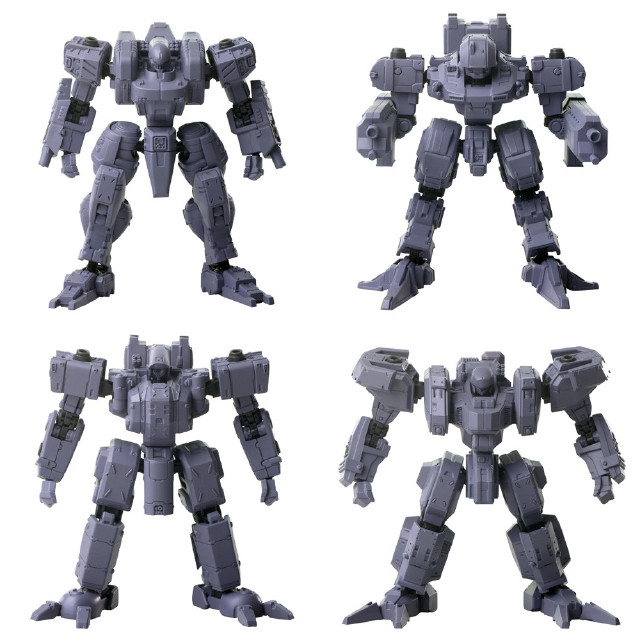 [PTM] 初回生産特典付属 フロントミッション ストラクチャーアーツ 1/72 プラスティック モデルキット シリーズ アディショナルセレクション Vol.2 全4種BOX FRONT MISSION プラモデル(GN103) スクウェア・エニックス