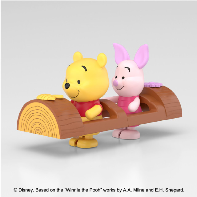 [PTM] 楽プラ トコトコ No.DP-15 くまのプーさん プー&ピグレット ディズニー プラモデル(069035) アオシマ