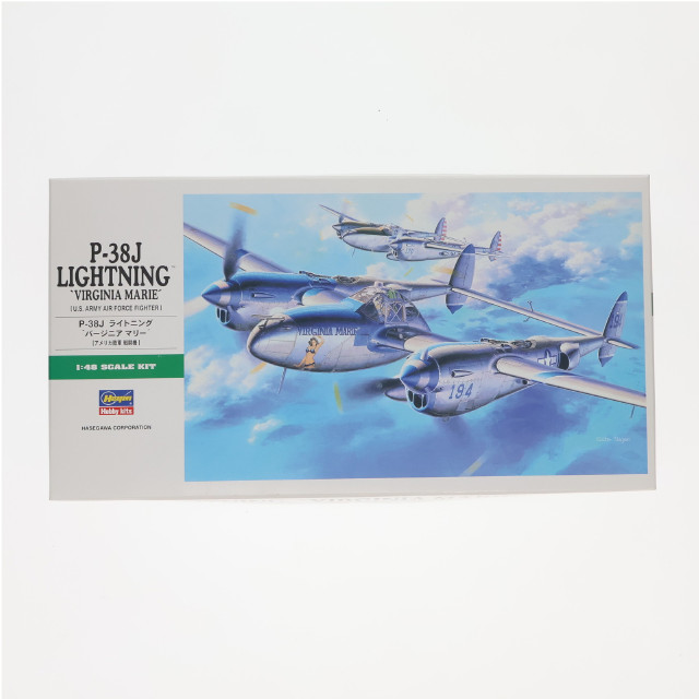 [PTM] 1/48 P-38J ライトニング バージニア マリー プラモデル(JT1) ハセガワ